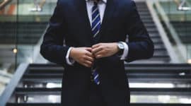 Man Wearing Suit