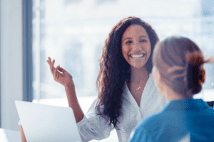 Business Women Discussing 