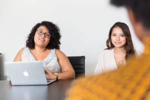 Two Women taking Interview